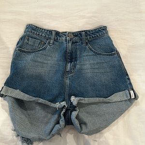 One Teaspoon high waist Bandits Shorts